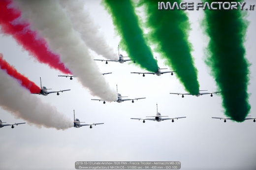 2019-10-13 Linate Airshow 7626 PAN - Frecce Tricolori - Aermacchi MB-339
